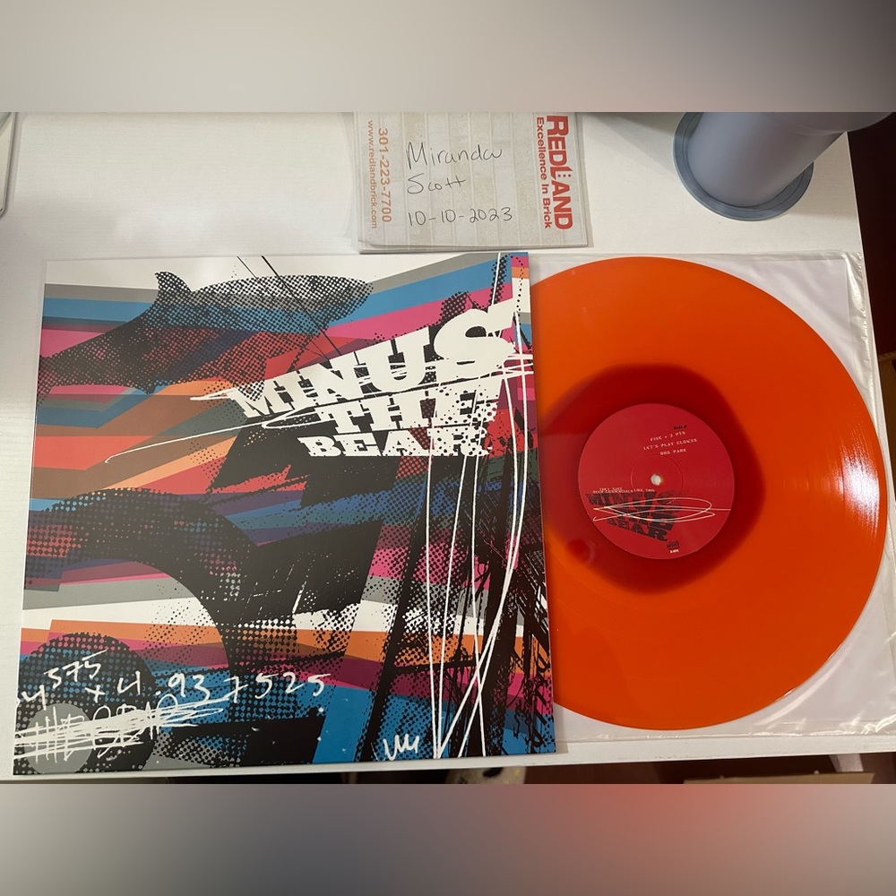 Minus The Bear - They Make Beer Commercials Like This - Neon Orange/Violet Vinyl